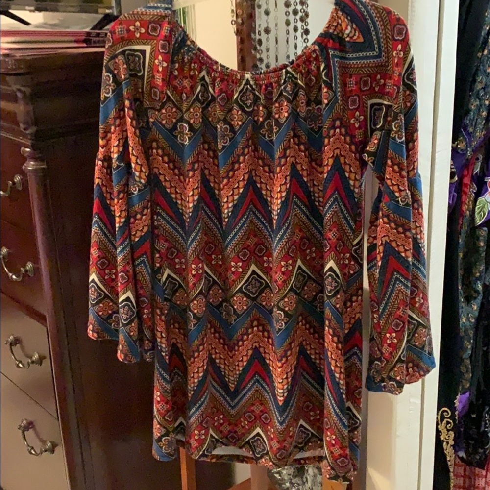 Adorable and soft, bell sleeved tunic